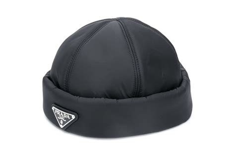 prada nylon hat price|prada nylon beanie.